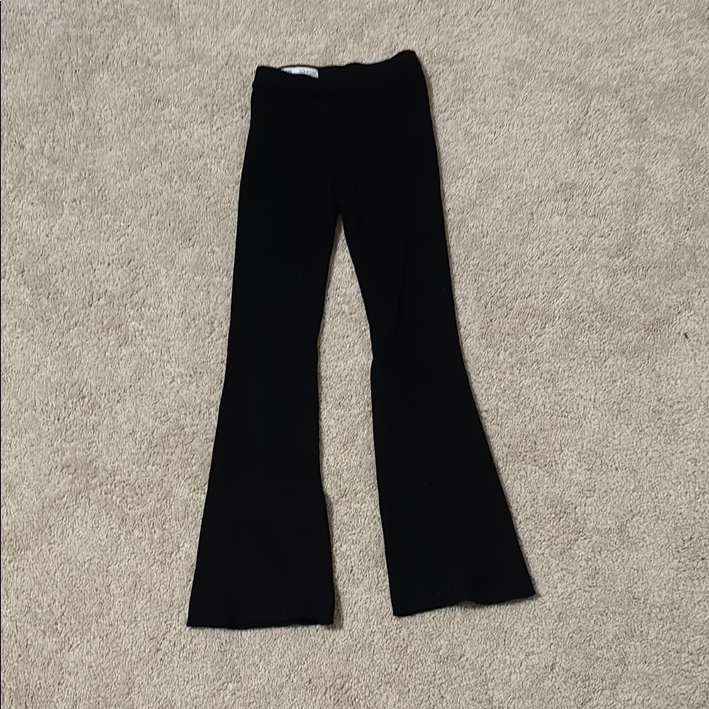 ZARA Black Flared Leggings